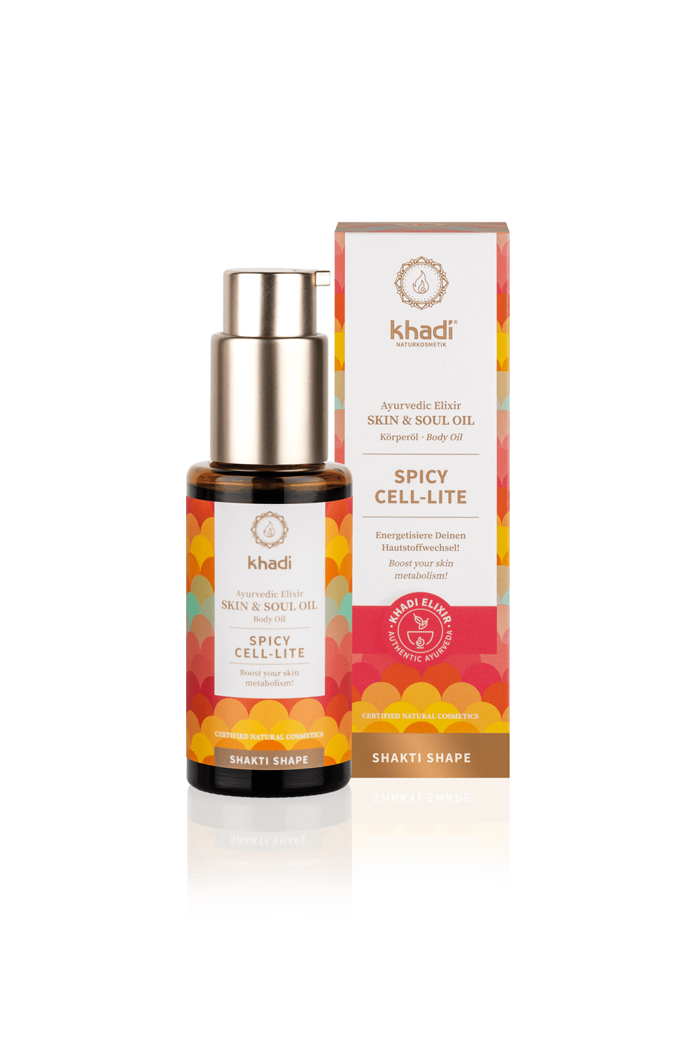 Ayurvedic Elixer Skin & Soul Body Oil Spicy Cell-lite 50ml